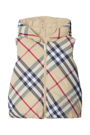 gilet in poliammide beige BURBERRY KIDS | 8092515A2205